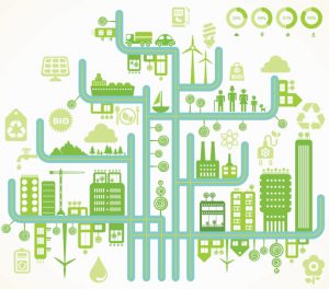 Eco city infographic